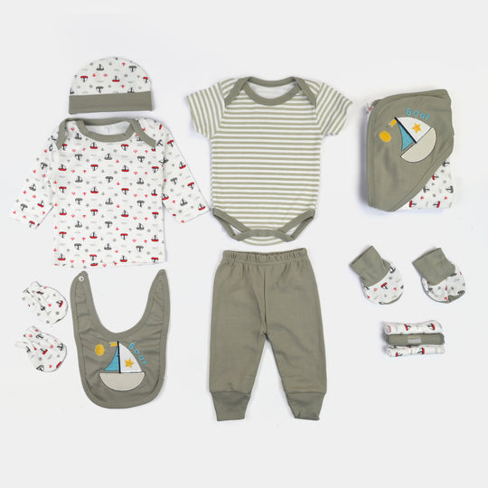 Infant Starter Set 11Pcs Ship Quiet Grey