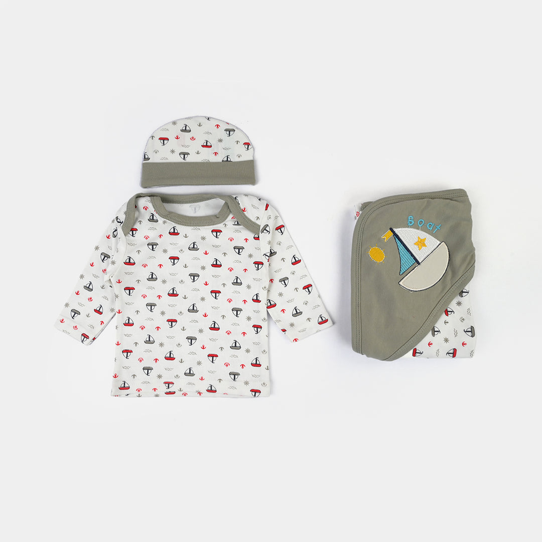 Infant Starter Set 11Pcs Ship Quiet Grey