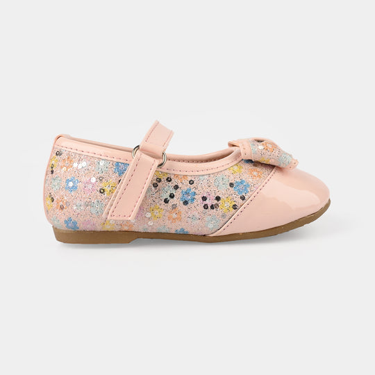 Girls Pumps 1342-Peach