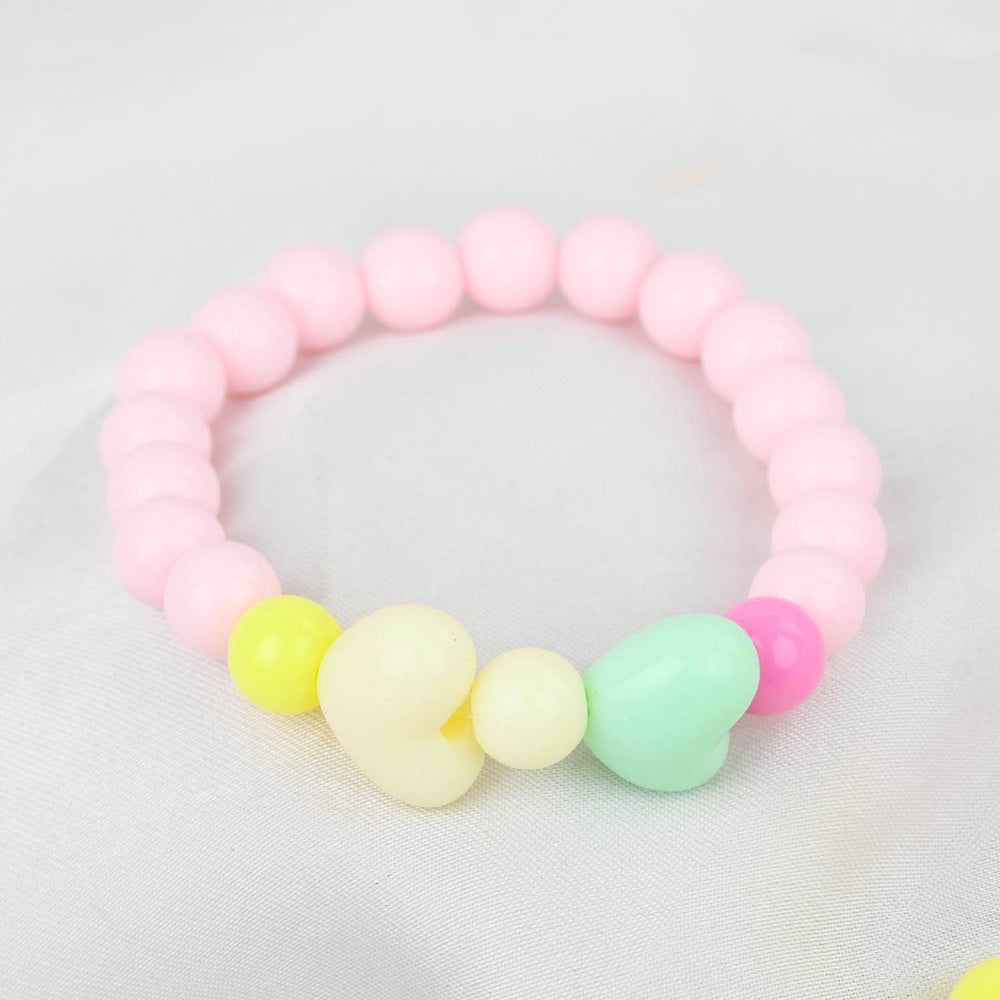 GIRLS CHARM BEADED NECKLACE & BRACELET