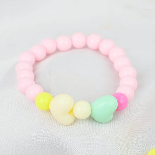 GIRLS CHARM BEADED NECKLACE & BRACELET