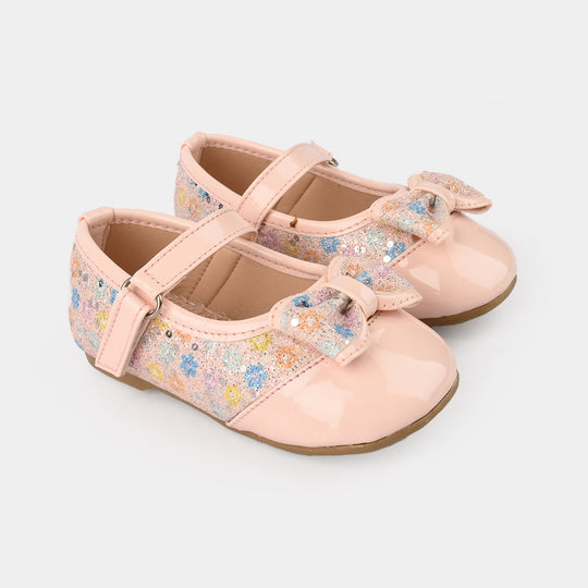 Girls Pumps 1342-Peach