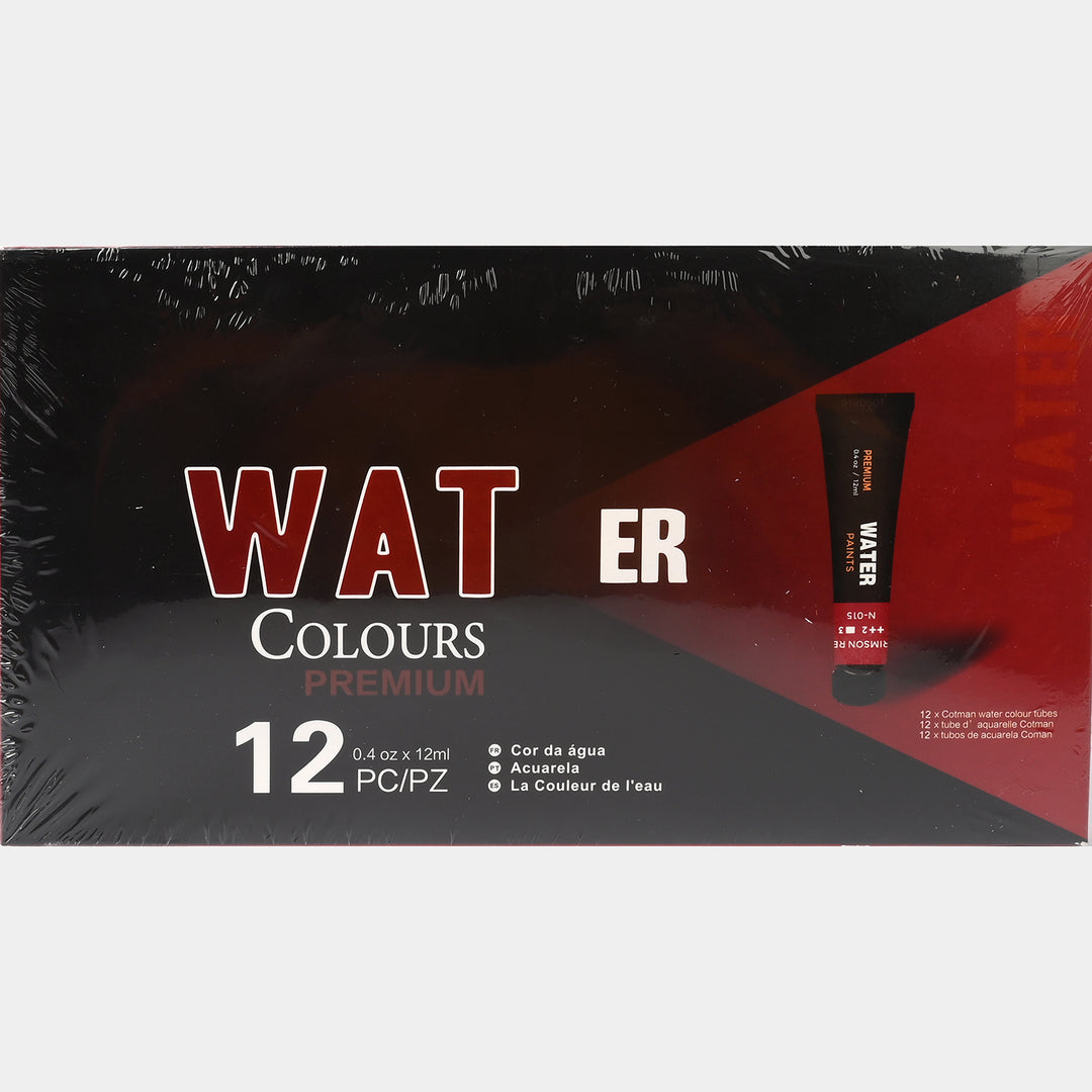 Watercolor Paint Set | 12 Colors (12ml Tubes)