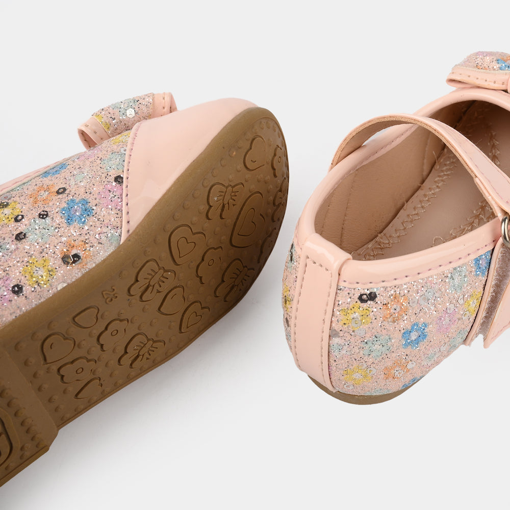 Girls Pumps 1342-Peach