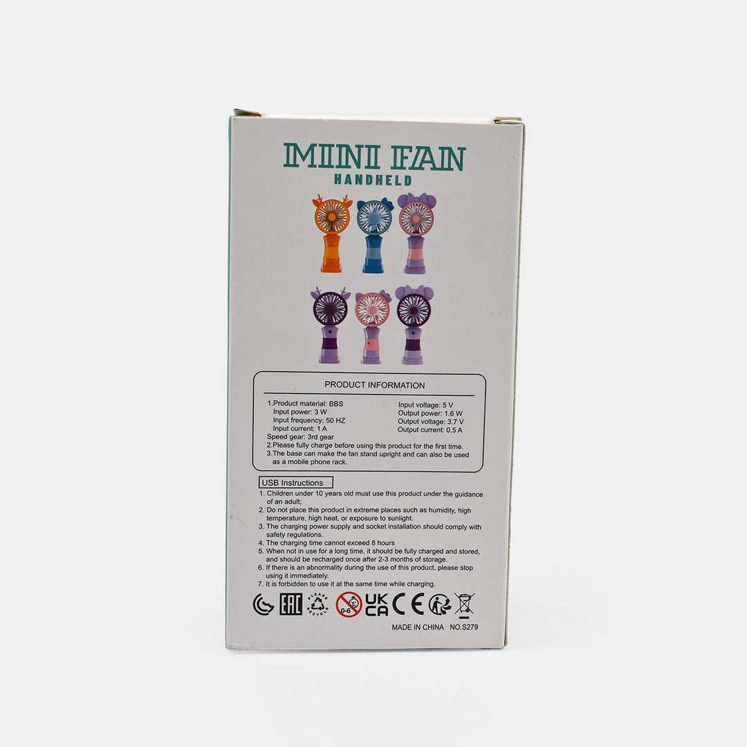 Rechargeable Mini Handheld Fan