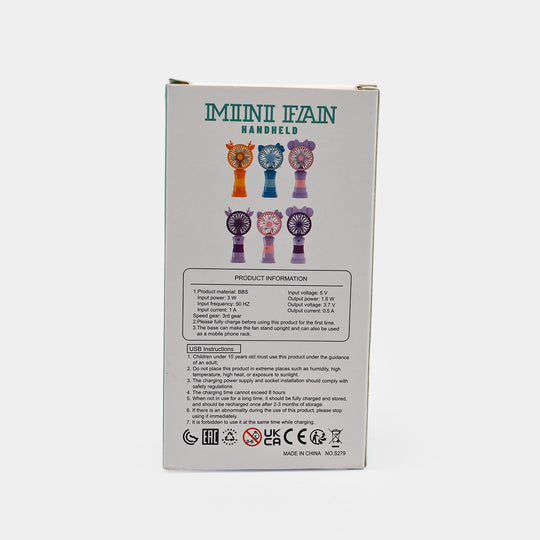Rechargeable Mini Handheld Fan