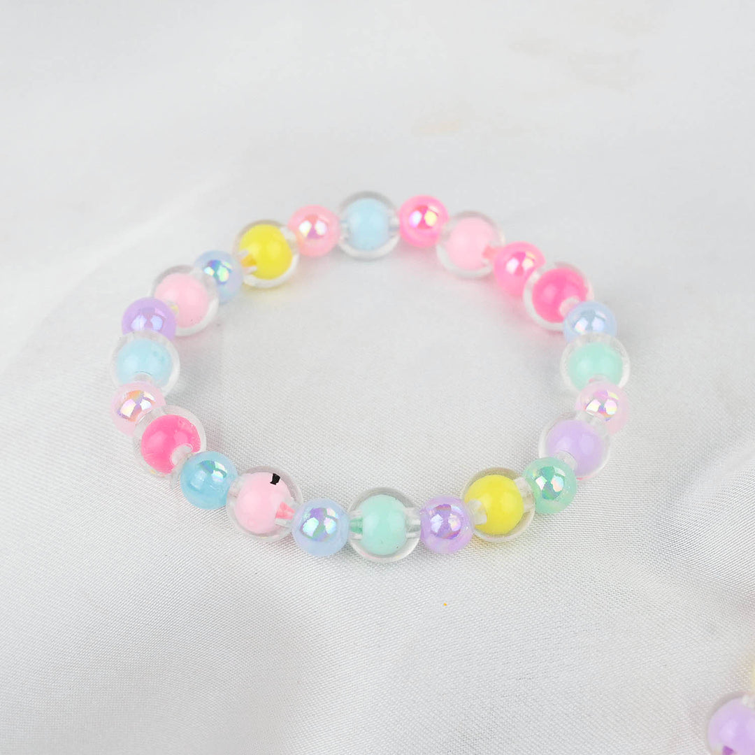 GIRLS CHARM BEADED NECKLACE & BRACELET