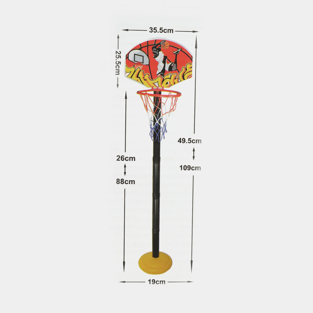 Sports Adjustable Kids Basketball Play Set