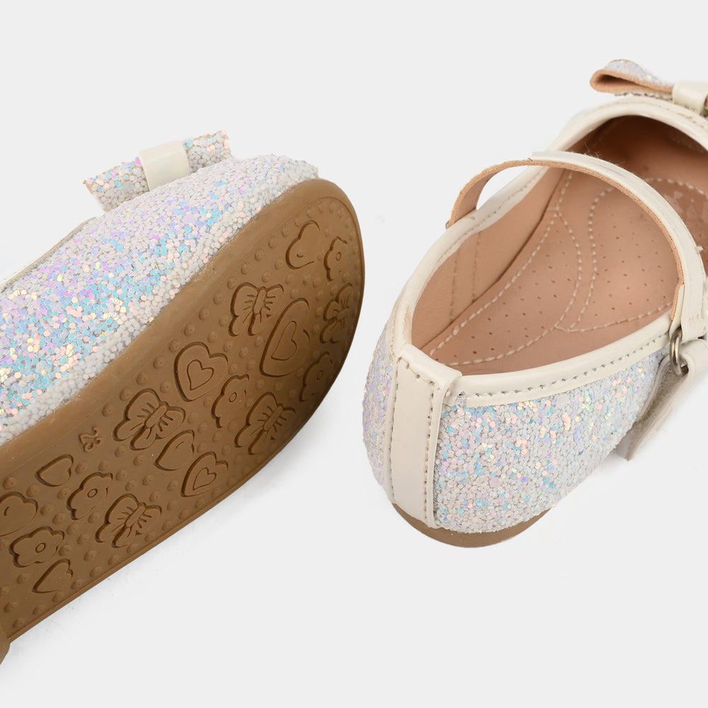 Girls Pumps 11-100-White