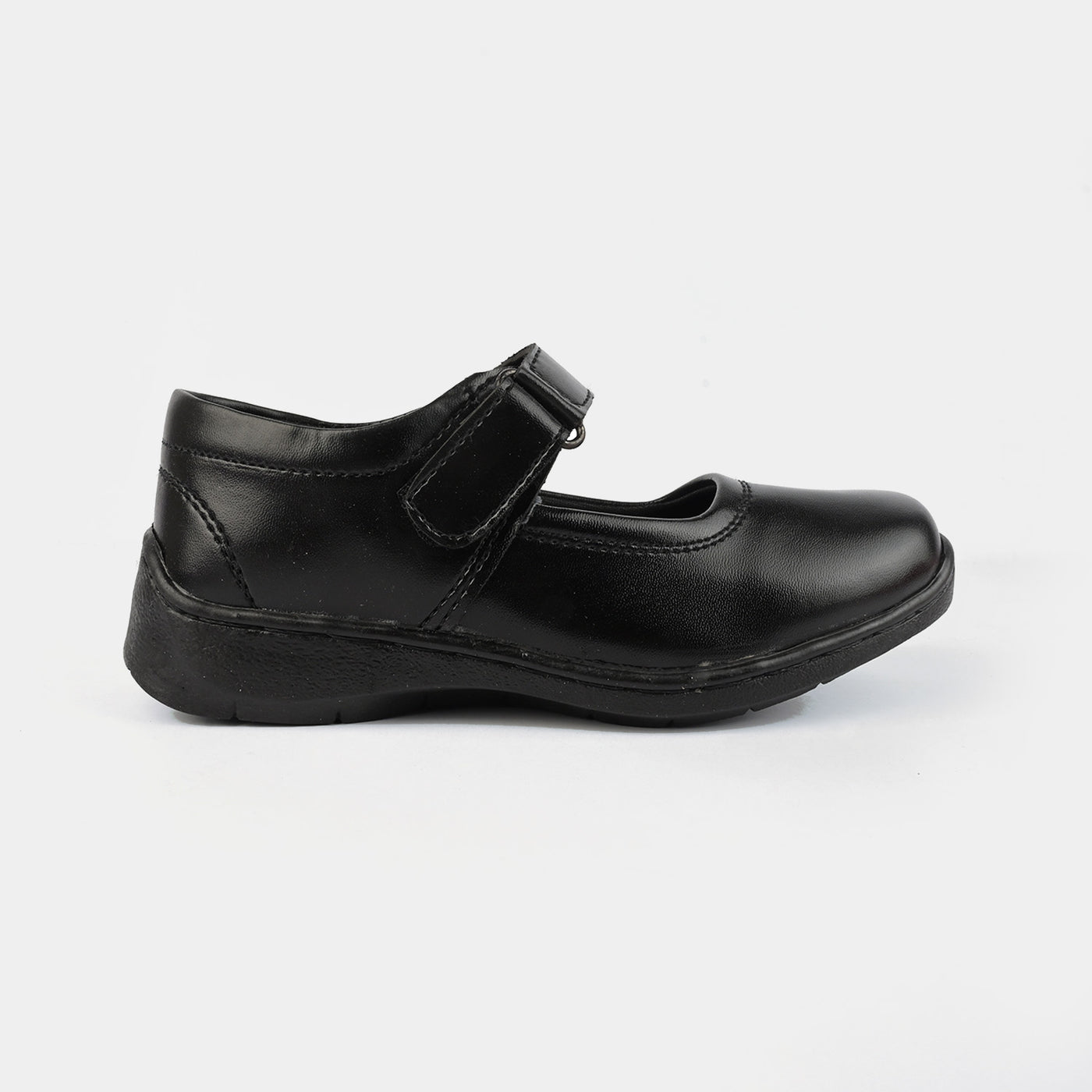 Girls School Shoes TS-11A-BLACK