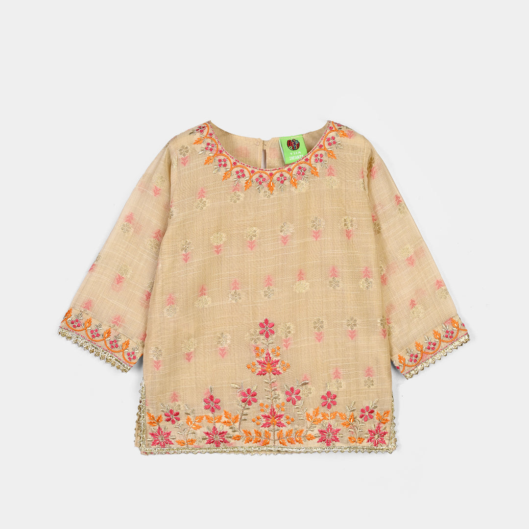 Infant Girls Polyester 2Pcs Jashn