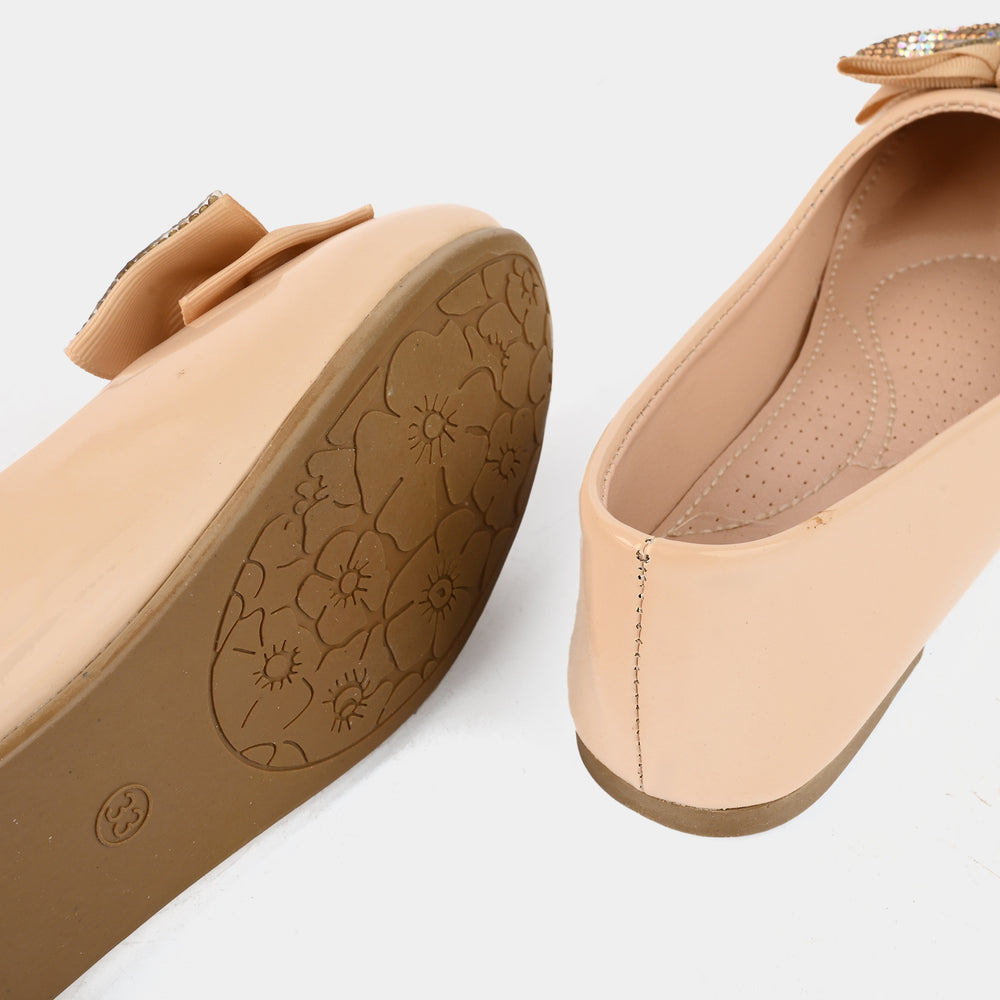 Girls Pumps 11-101-BEIGE