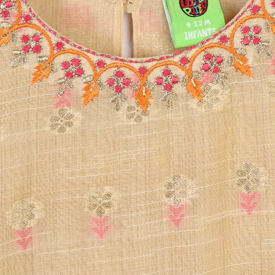 Infant Girls Polyester 2Pcs Jashn