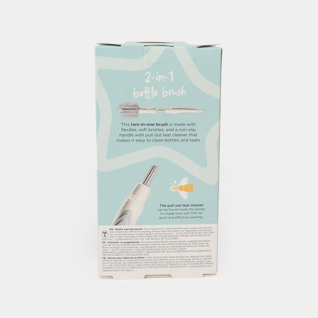 Tommee Tippee 2 In 1 Bottle & Teat Brush