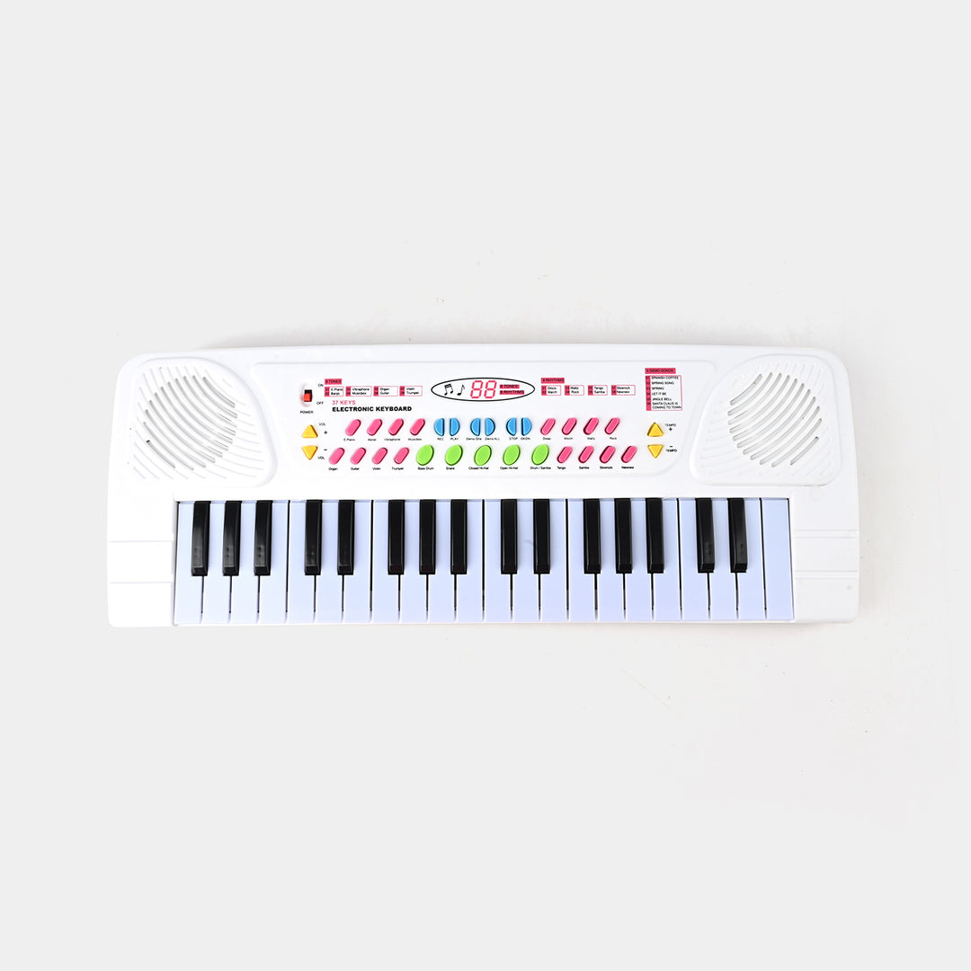 37 Key Piano With Microphone For Kids