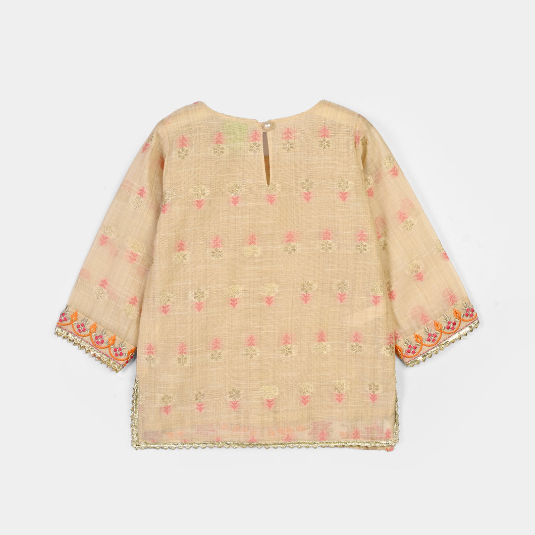 Infant Girls Polyester 2Pcs Jashn