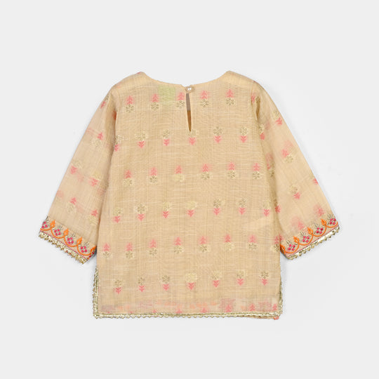 Infant Girls Polyester 2Pcs Jashn