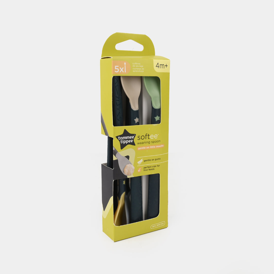 Tommee Tippee Softee Weaning Spoons – 5 Pack