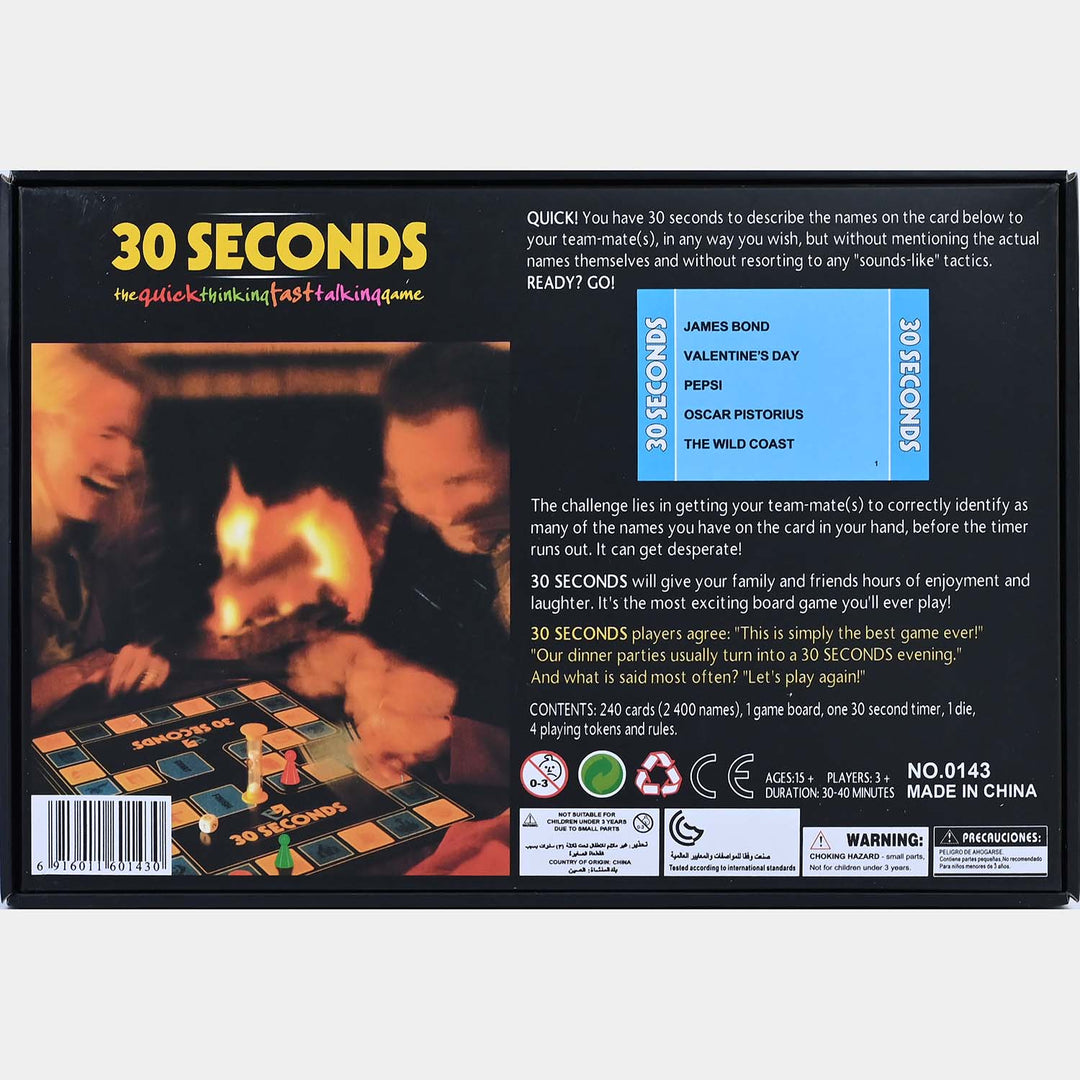 30 Seconds – Quick Thinking Party Game