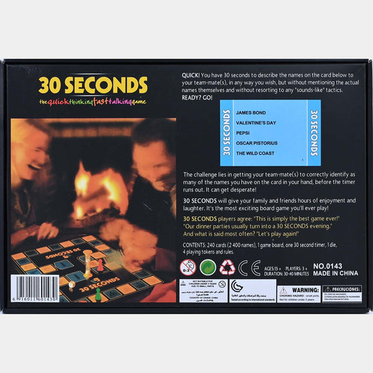 30 Seconds – Quick Thinking Party Game