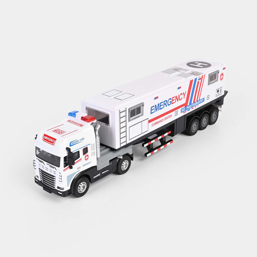 Alloy Emergency Rescue Vehicle With Light & Sound