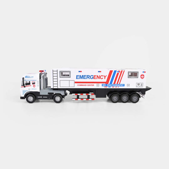 Alloy Emergency Rescue Vehicle With Light & Sound