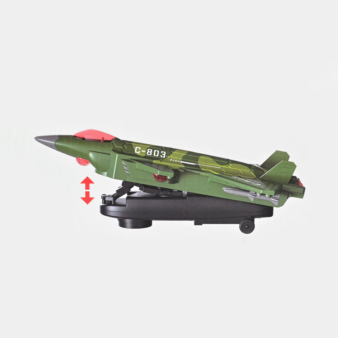 Electric Fighter Jet with Light & Sound