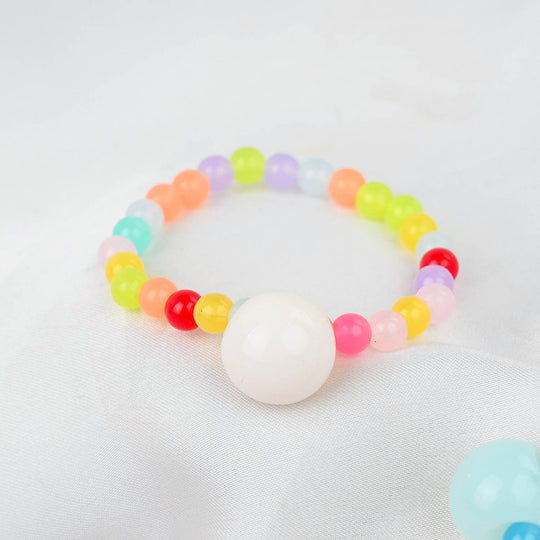 GIRLS CHARM BEADED NECKLACE & BRACELET