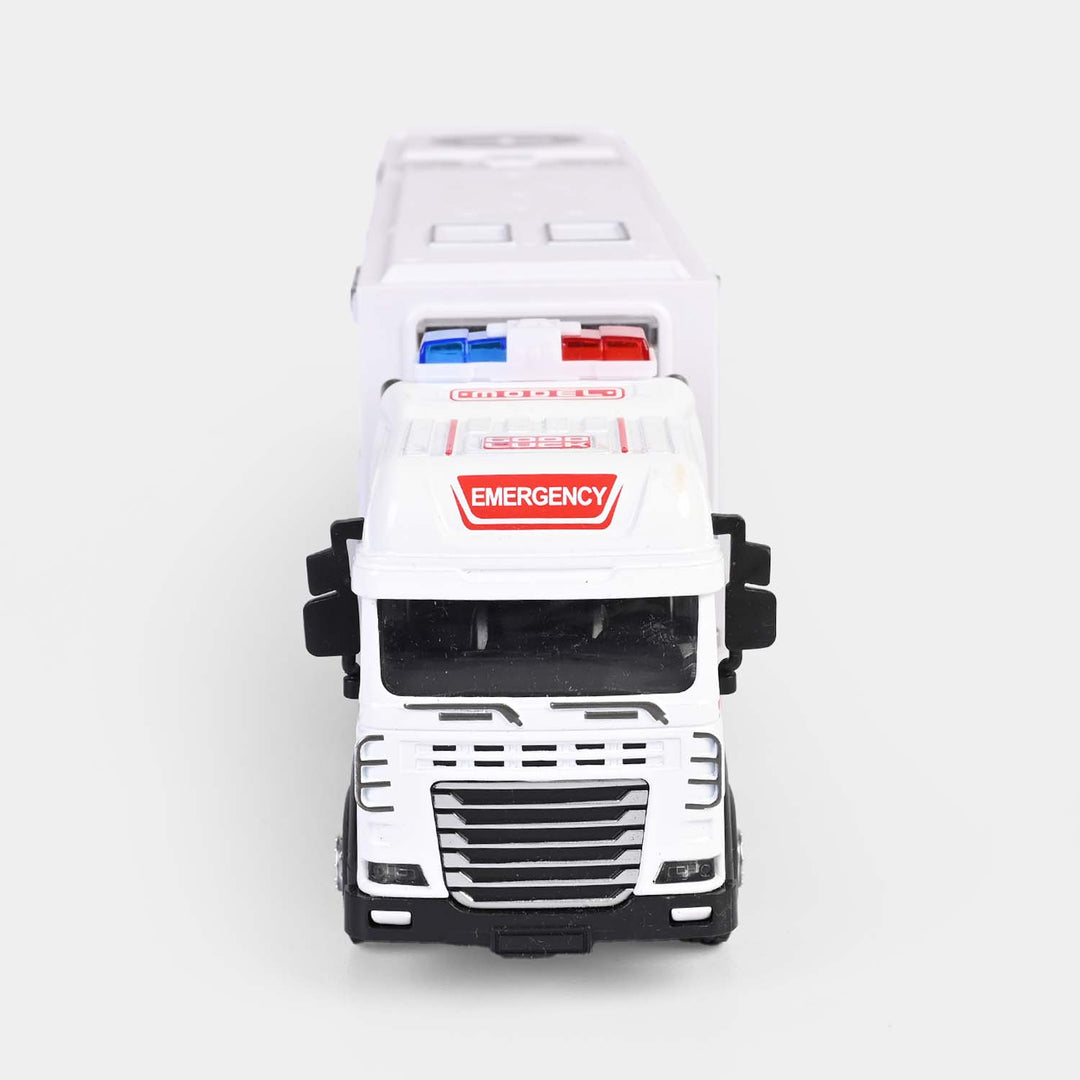 Alloy Emergency Rescue Vehicle With Light & Sound
