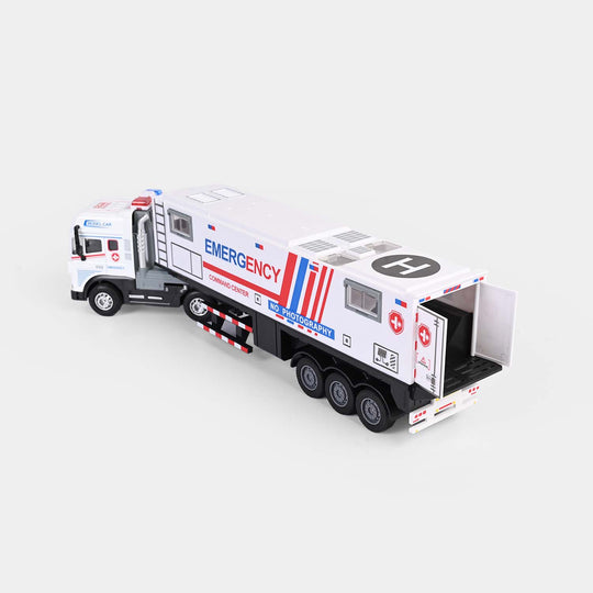 Alloy Emergency Rescue Vehicle With Light & Sound