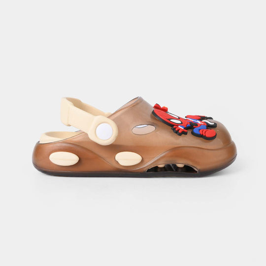 Boys Clogs A098-2-KHAKI