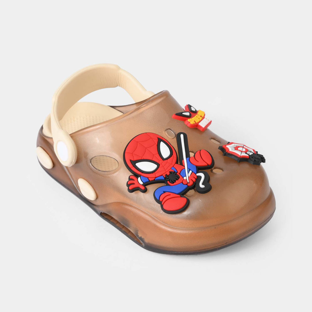 Boys Clogs A098-2-KHAKI