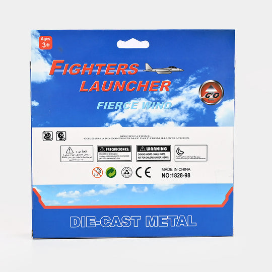 Fighters Launcher Die-Cast Metal Toy Plane Set