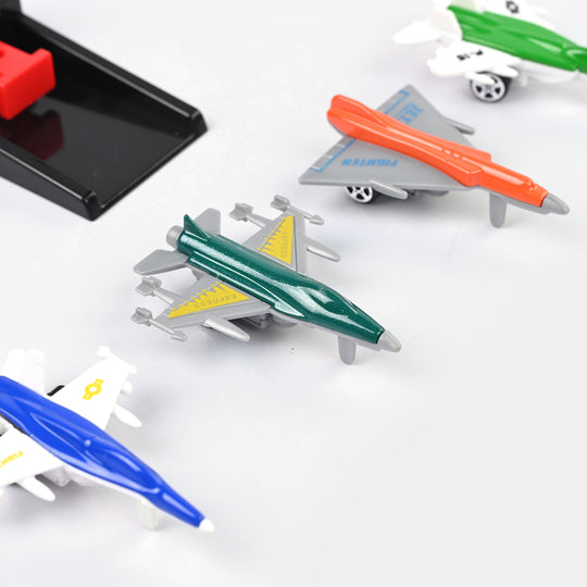 Fighters Launcher Die-Cast Metal Toy Plane Set