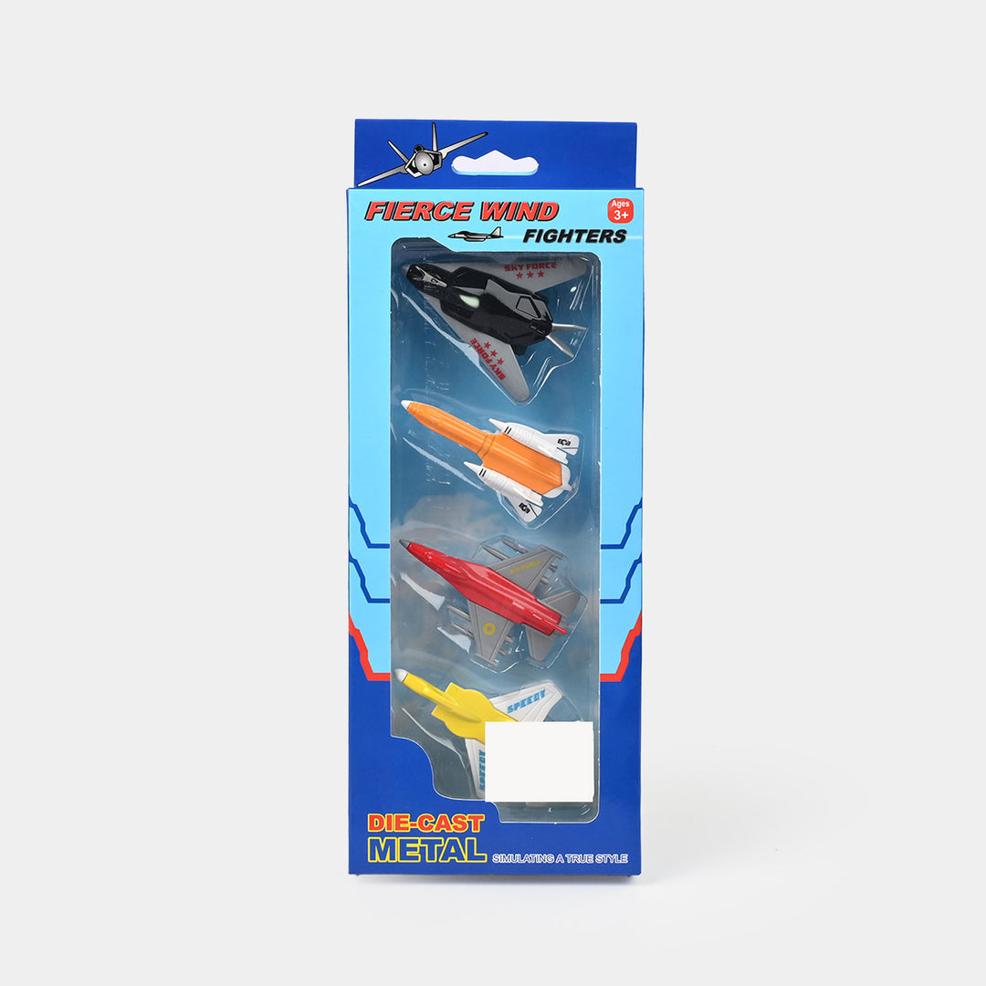 Die-Cast Fighter Jets/Planes Pack of 4