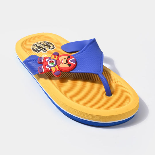 Boys Slipper 2384-YELLOW
