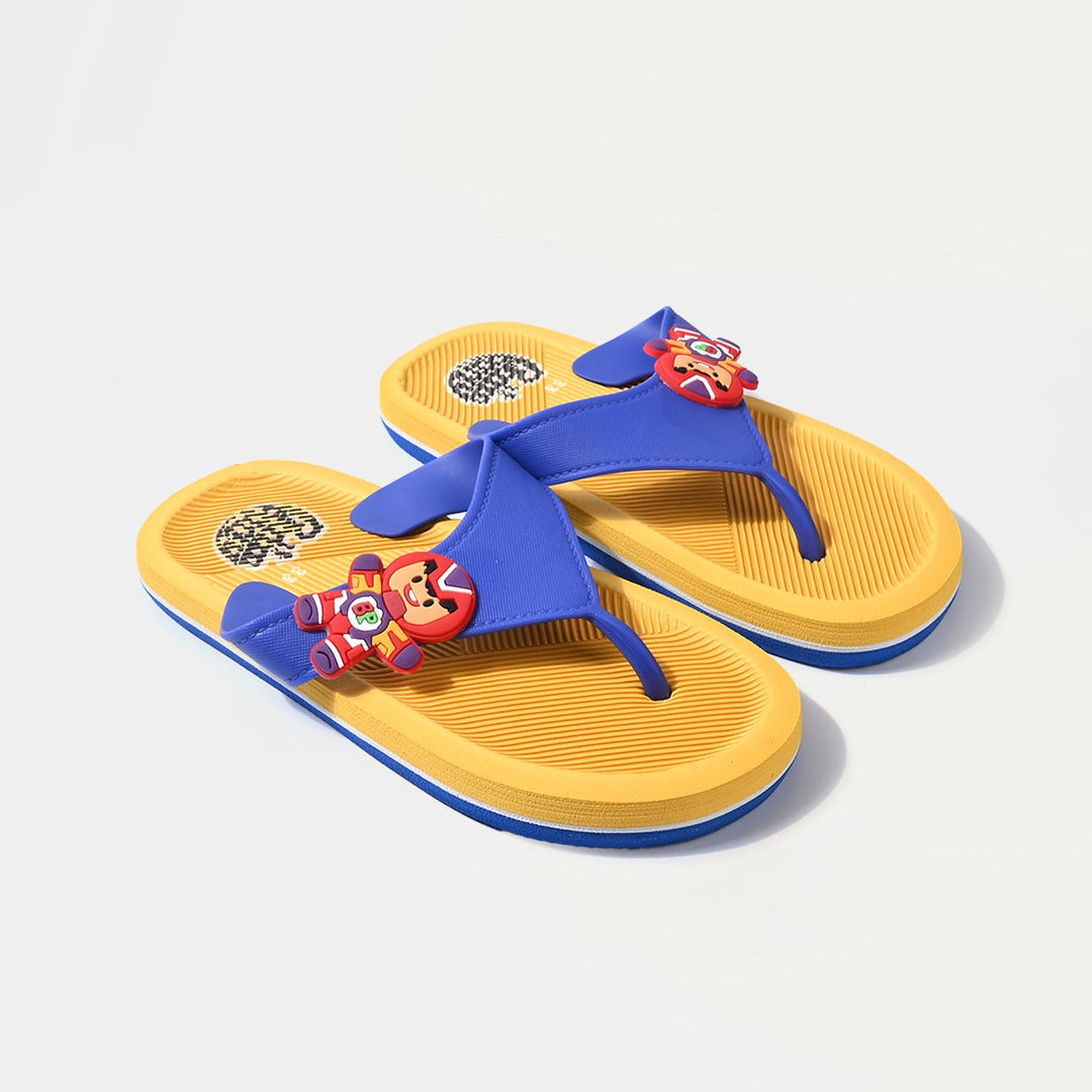 Boys Slipper 2384-YELLOW