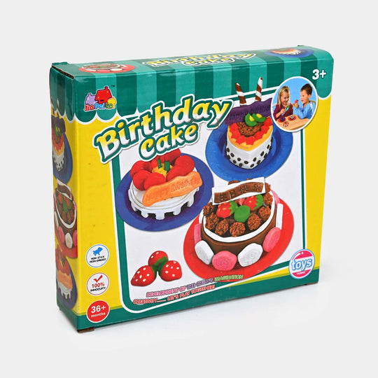 Birthday Cake Play Dough Set For Kids