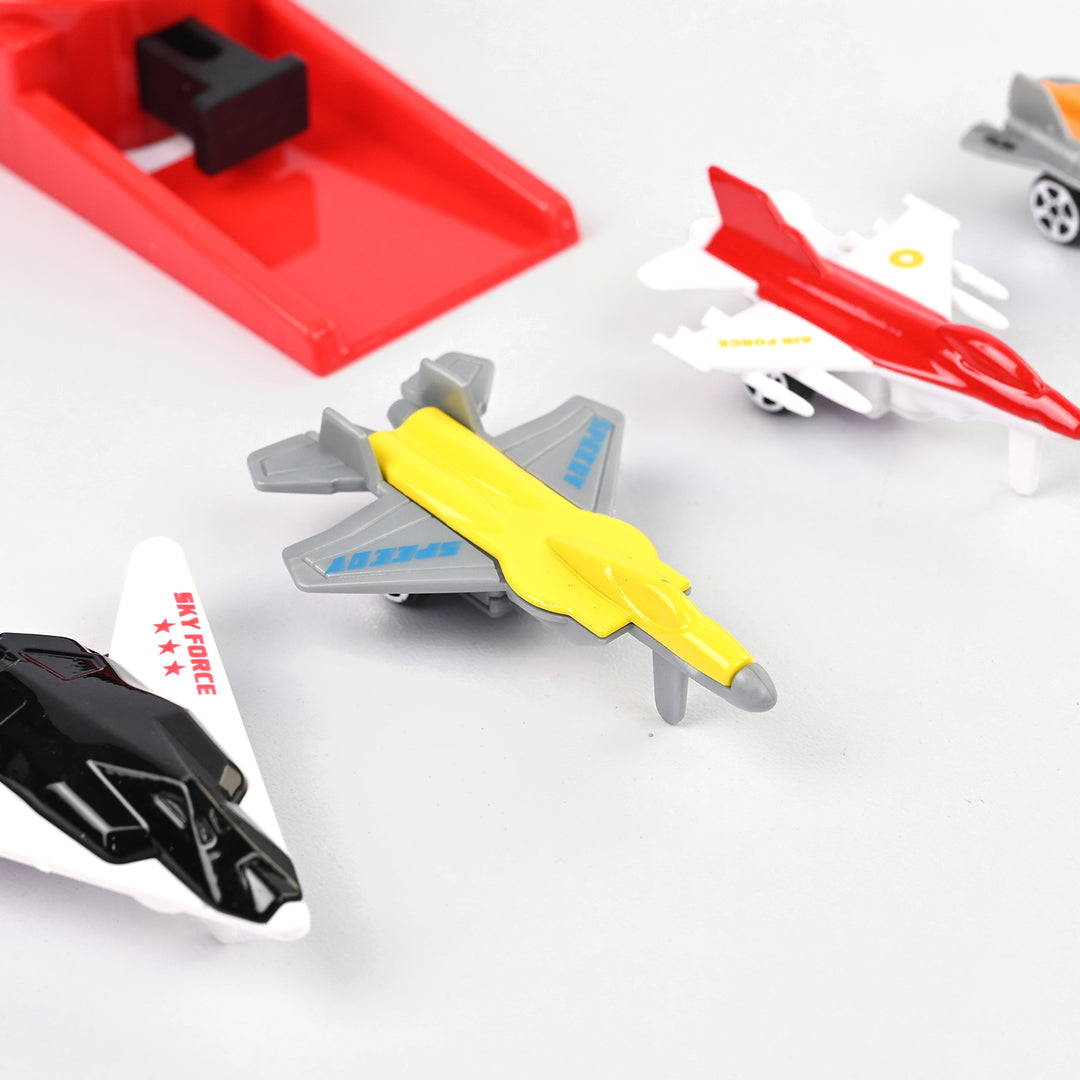 Fighters Launcher Die-Cast Metal Toy Plane Set