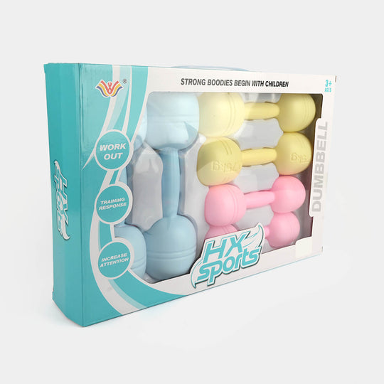 Sports Water-Fillable Kids Dumbbell Set