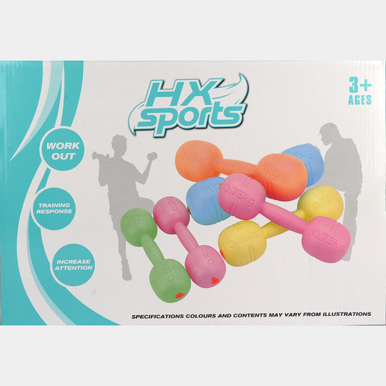 Sports Water-Fillable Kids Dumbbell Set