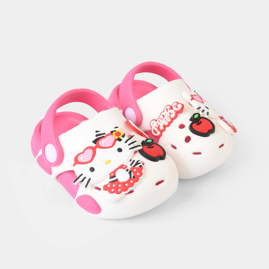 Girls Clogs 6006-72-WHITE