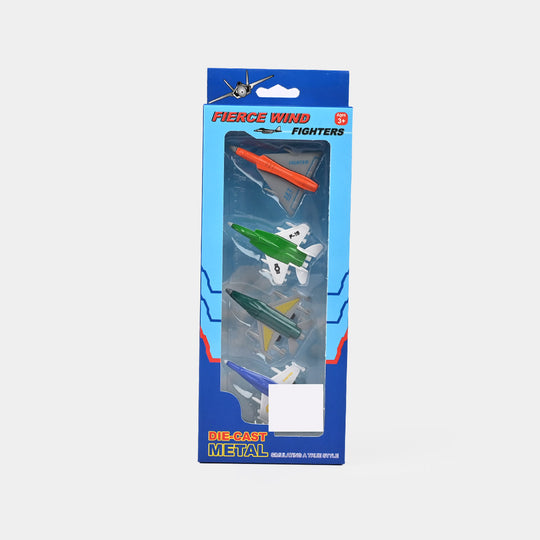 Die-Cast Fighter Jets/Planes Pack of 4