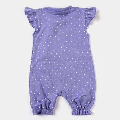 Infant Girls Cotton Interlock Knitted Romper Mummy & me-V.Tullip