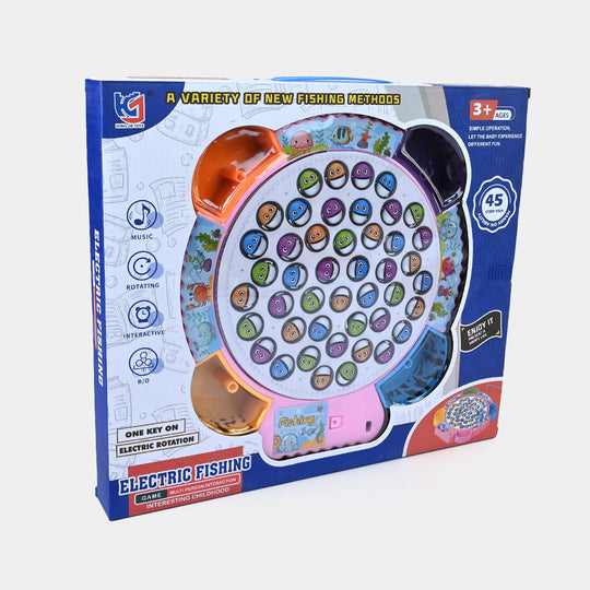 Electric Fishing Game – 45 Fish Interactive Rotating Playset