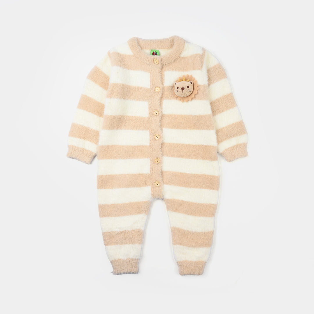 Infant Boys Acrylic Romper-Feather Lion