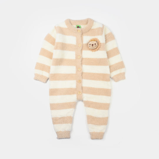 Infant Boys Acrylic Romper-Feather Lion