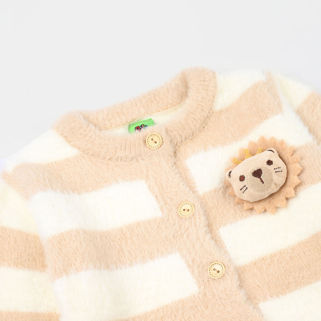 Infant Boys Acrylic Romper-Feather Lion