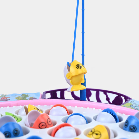 Electric Fishing Game – 45 Fish Interactive Rotating Playset