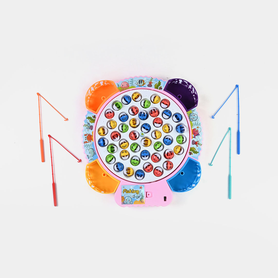 Electric Fishing Game – 45 Fish Interactive Rotating Playset